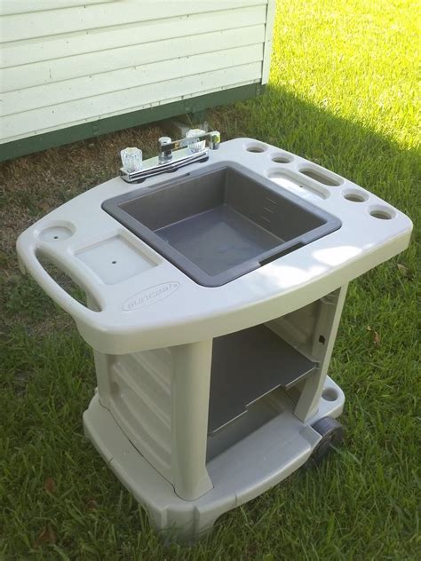 Portable Outdoor Sink Garden Camp Kitchen Camping Rv New