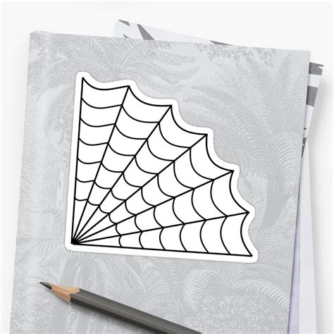 Spider Web Sticker By Joannfineart Redbubble