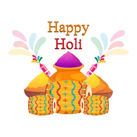 Happy Holi Festival Vector Art Png 3d Asset Label Embossed Happy Holi