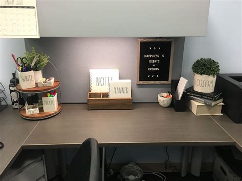 Rae Dunn Cubicle Cubicle Decor Office Work Desk Decor Office