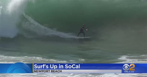 waves at the wedge in newport beach expected to reach 15 feet cbs los angeles