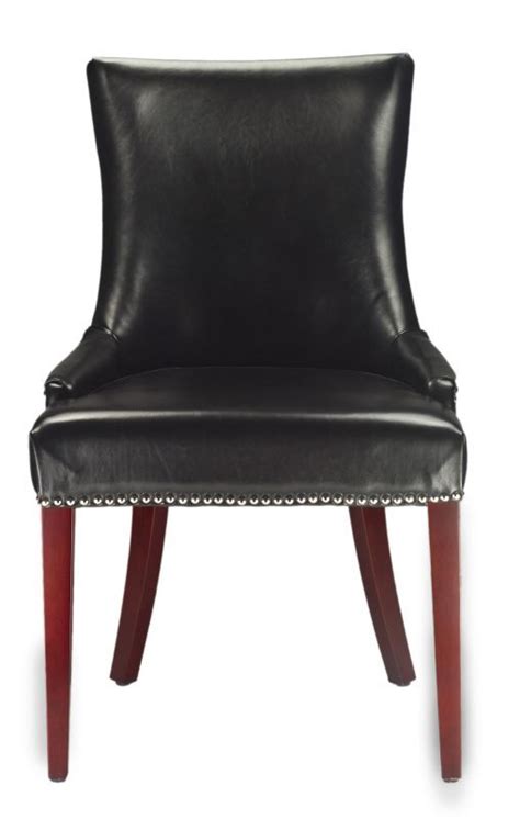 Extraordinary Black Leather Dining Chairs Canada