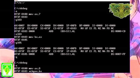 Uso De La Instrucción Xchg Lenguaje Ensamblador Youtube