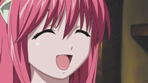 Elfen Lied Pink Hair Anime Manga Laughing High Quality