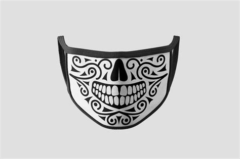 Face Mask Halloween Svg Cut Files Sugar Skull Face Mask Svg So Fontsy