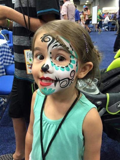 Fusion Halloween Makeup For Kids Sugar Skull Face Paint Face