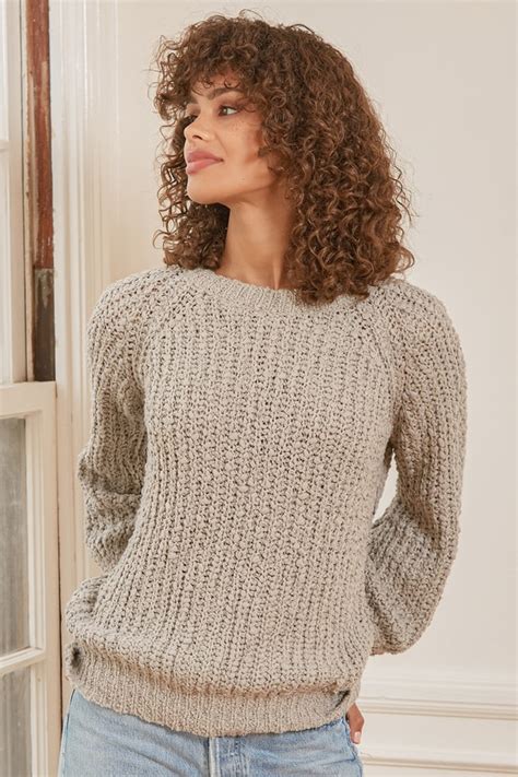 grey knit sweater loose knit sweater oversized sweater lulus