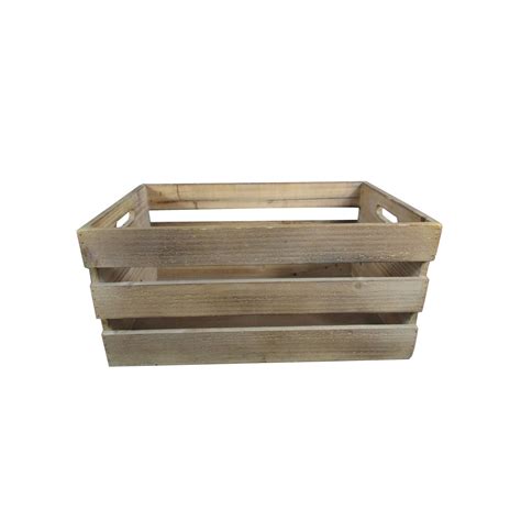 Shop For The Large Wooden Slatted Crate By Ashland At Michaels