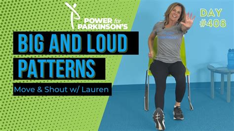 Parkinsons Big And Loud Exercise Fun Patterns Move And Shout Youtube