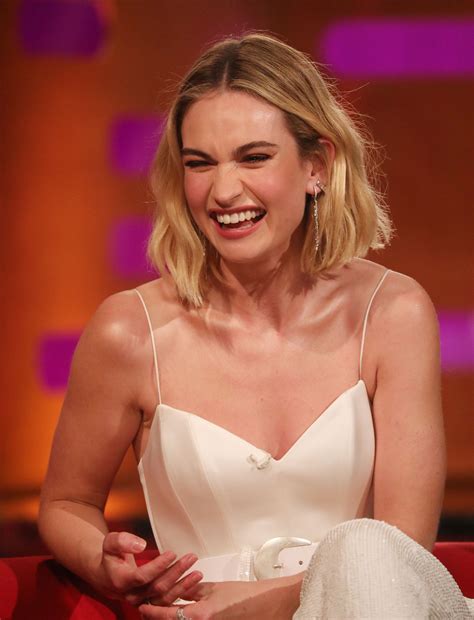 Lily James Brunette Lob Pictures Of Lily Norton Show English