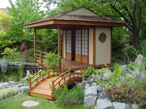 Then turn to japanese garden design for ideas. Japanese Tea House in hardwood - Build a Japanese Garden UK