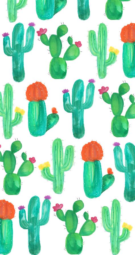 Free Iphone Wallpaper Blooming Cacti