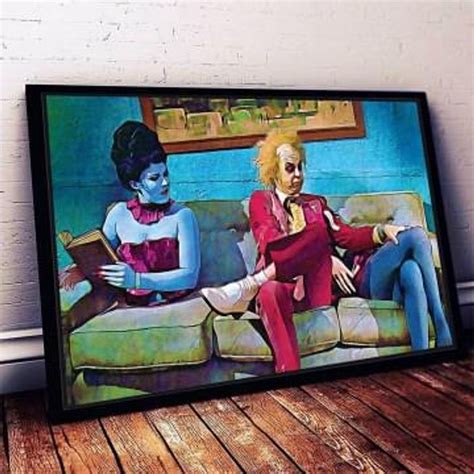 Beetlejuice Waiting Room Poster And Canvas In 2020