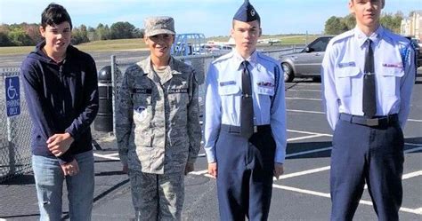 Sanchez Boys Aim High At Civil Air Patrol Leadership Aerospace Taught