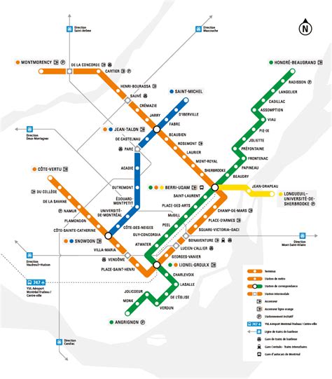 Metrô De Montreal Mapa Linhas E Preços Montreal Canadá