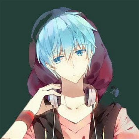 Cool Anime Boy With Headphones And Hoodie