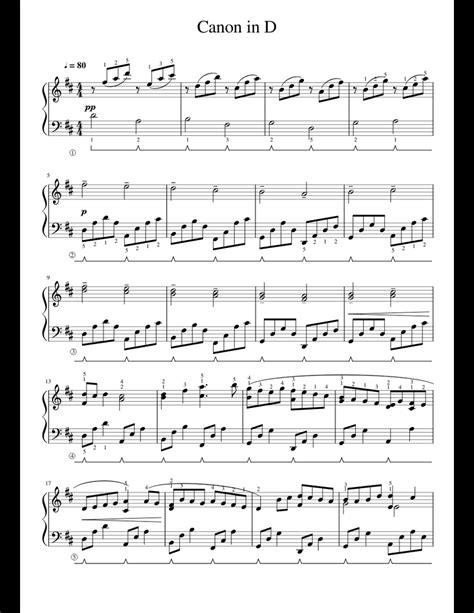 Canon in d easy piano by johann pachelbel. Canon in D sheet music for Piano download free in PDF or MIDI