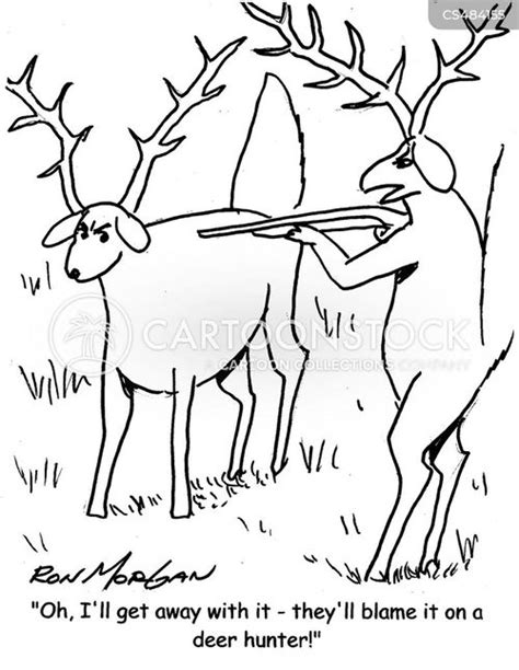 Deer Hunt Cartoons And Comics Funny Pictures From Cartoonstock