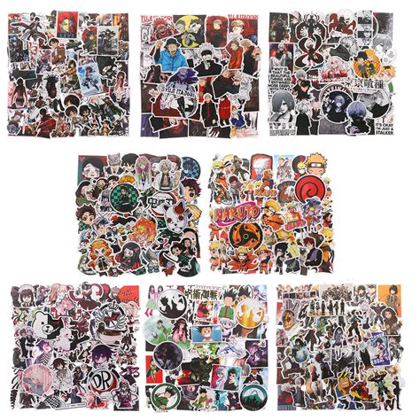 Buy 400pcs Anime Mixed Stickers Popular Classic Anime Sticker Packs