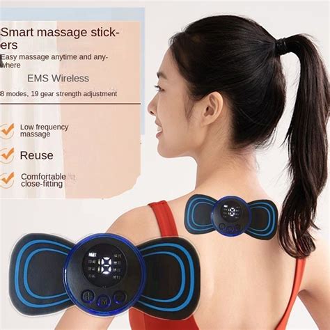 Massage Paste Smart Ems Mini Cervical Vertebra Convenient Massager Home Electric Meridian Pulse