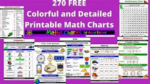 270 Free Math Charts By Eather Walk Through To Find Printable