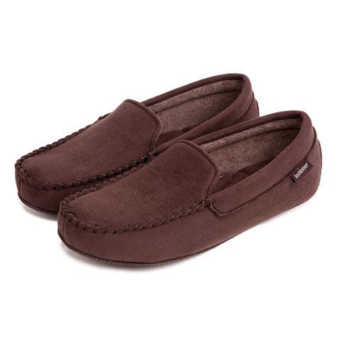 Isotoner mens mekebl fabric closed toe slip on slippers, black, size 11.0. isotoner Mens Pillowstep Driving Moccasin Slippers | eBay