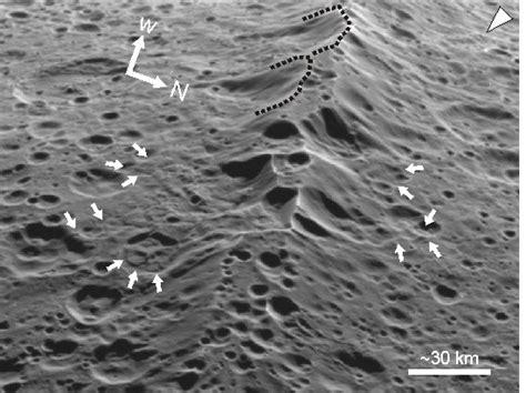 Landslide Modification Of Iapetus Ridge The Planetary Society