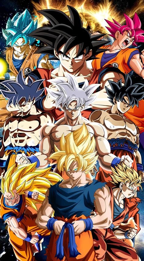 ◾você quer aprender desenhar seus personagens de animes favoritos ?cansou de fazer desenhos tortos e desalinhados ? Goku - All Forms, Dragon Ball Super | Dragon ball painting ...