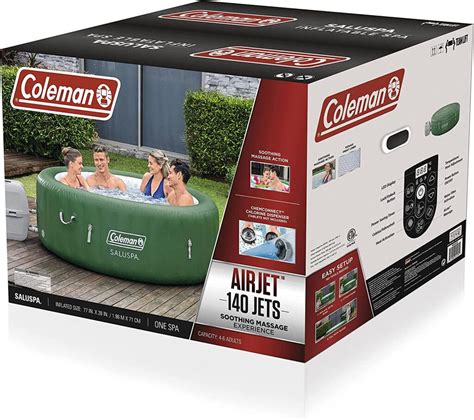 Coleman Four Person Saluspa Inflatable Hot Tub Review 2024