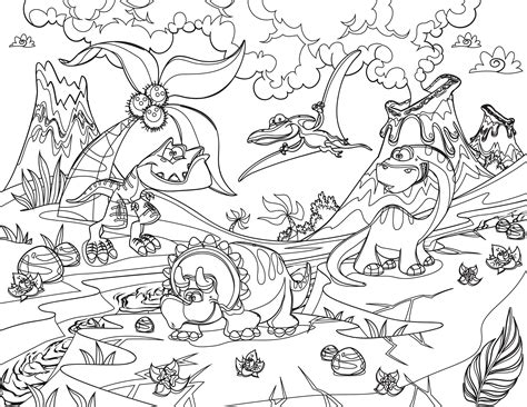 Impression illimitée pour les filles. Coloriages à imprimer : Dinosaures, numéro : 8fb83478