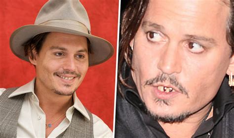 Johnny Depp Debuts Hang Tooth And Mouthful Of Metal Fillings At Black