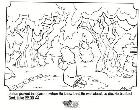 See more ideas about garden of gethsemane, jesus, bible activities. Jesus Prays in the Garden - Bible Coloring Pages | What's ...