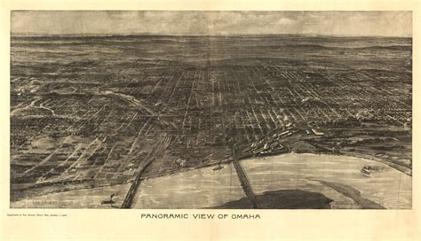 Historical Map Of Omaha Ne 1905