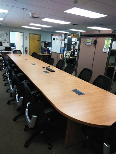 Check spelling or type a new query. 24′ Oval conference table laminate - Mad Man Mund