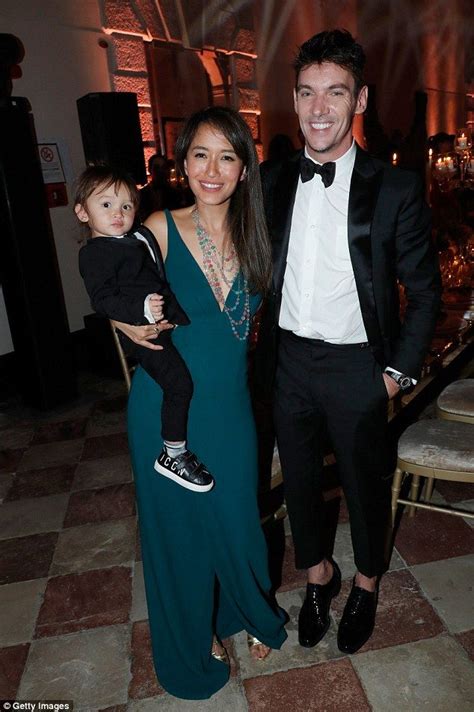 Jonathan Rhys Meyers Wife Mara Lane And Their Son Wolf In Venice