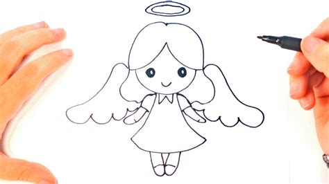 Https://techalive.net/draw/how To Draw A Angel Simple