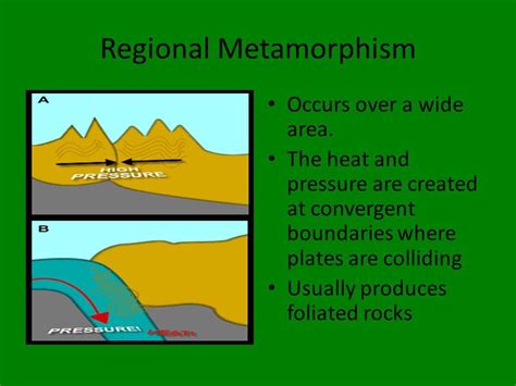 Regional Metamorphism Metamorphic Rocks Metamorphic Earth Science