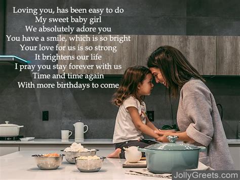 I may not be the best mother this world could offer, but you will always be my best daughter, now and forever. Birthday Poems for Daughter