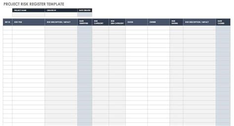 Risk Register Template Excel And Risk And Opportunity Register Template