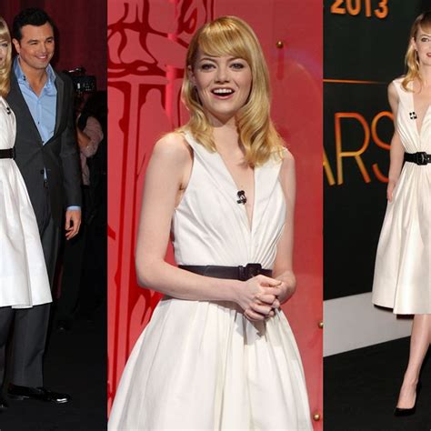 Emma Stone Announces Oscar Nominees In Andrew Gn