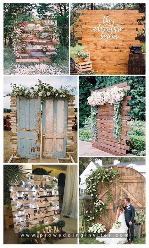 50 Genius Ideas To Incorporate Wood Into Your Wedding Party Pallet