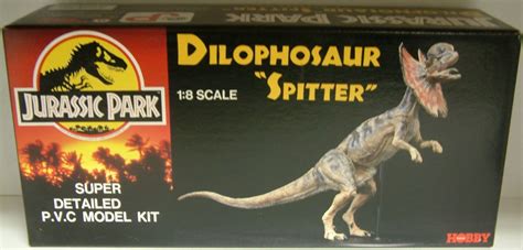 Jurassic Park Dilophosaur Aka Spitter Model Kit Made By Hobby