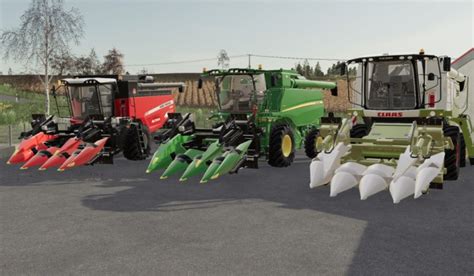 6rows Corn Header Cutter Pack Fs19 Mod Mod For Farming Simulator 19