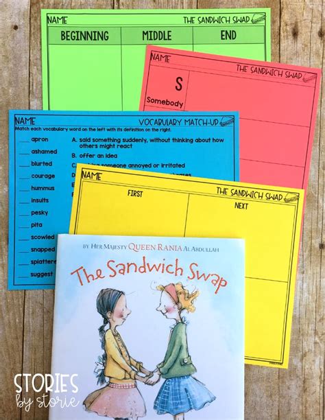 The Sandwich Swap Activities Literacy Lessons Primary Classroom