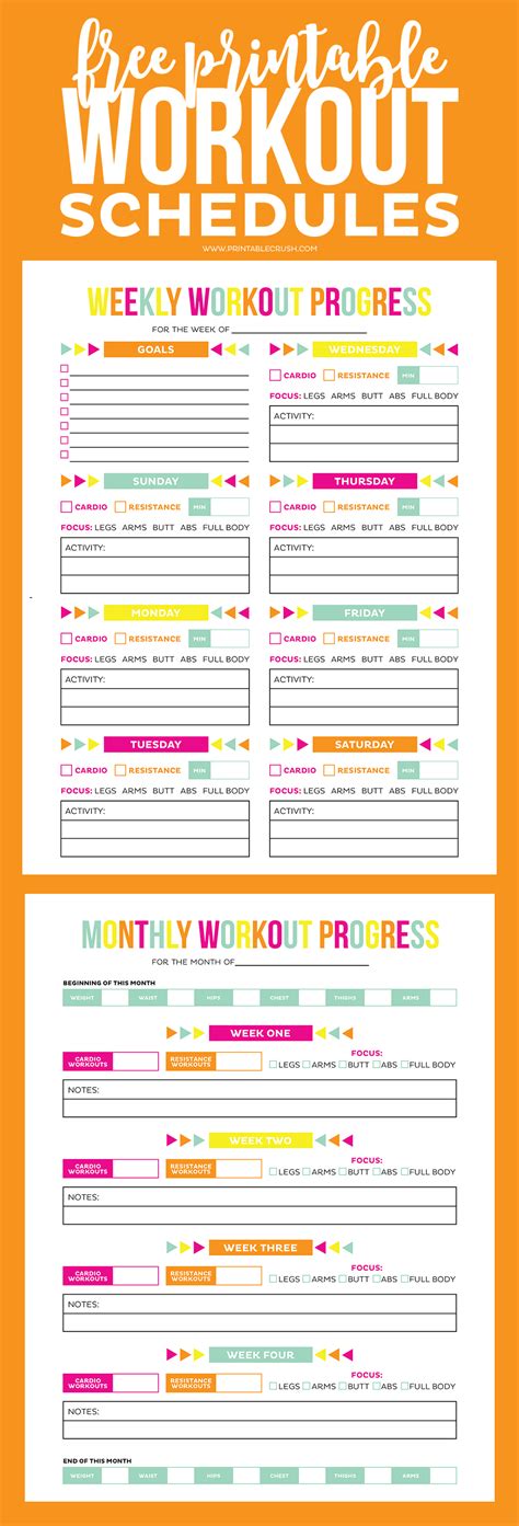 Printable Workout Routines