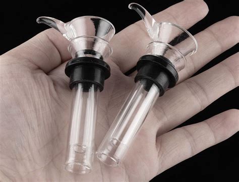 2021 Glass Bong Male Slides And Female Stem Slide Funnel Style With
