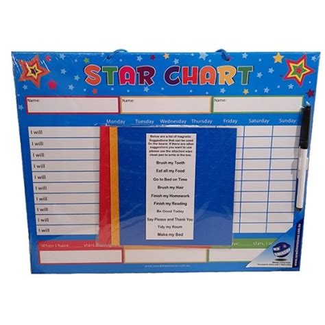 Responsibilityreward Star Chart Magnetic From Who What Why
