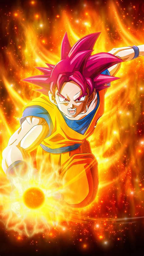 Looking for the best wallpapers? Super Saiyan Goku Dragon Ball Super Super 4K iPhone 6 / 6S ...