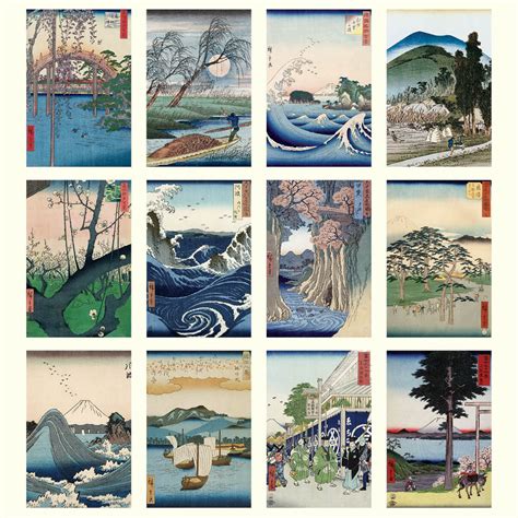 2024 Hiroshige Deluxe Wall Calendar Art Calendars
