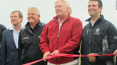 Trump Opens Controversial 150m Golf Course In Scotland Cnn